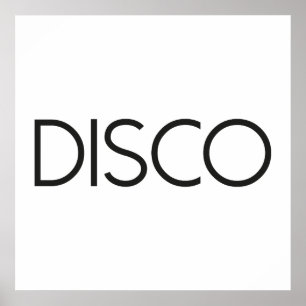 Affiche DISCO Dancing