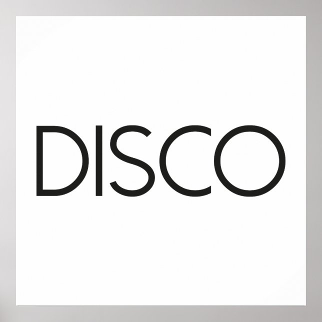 Affiche DISCO Dancing (Devant)