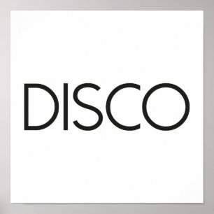 Affiche DISCO Dancing