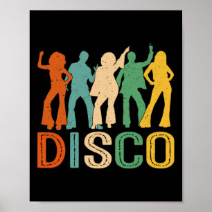 Affiche Disco les années 70 Disco Chemise Thématique Danse