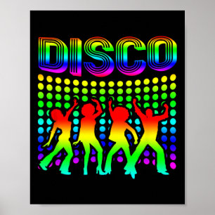 Affiche Disco les années 70 Disco Thème Vintage Retro Danc