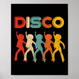 Affiche Disco les années 70 Disco Thème Vintage Retro Danc