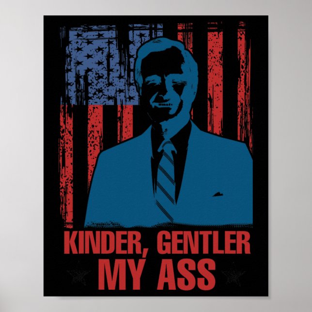 Affiche Discours drôle de George H. W. Bush plus gentil av (Devant)