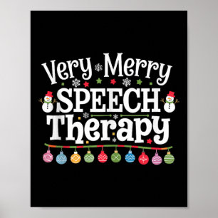 Affiche Discours très joyeux Thérapie Discours de Noël Thé