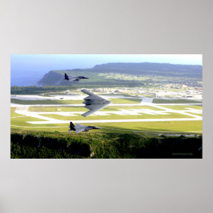 Affiche Discrétion de B2 avec l'escorte F15