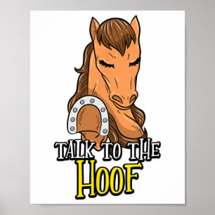 Affiche Discutez Avec Le Chapeau - Cowboy Cowgirl Equidae