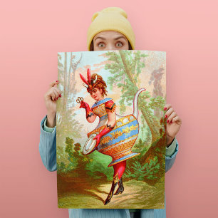 Affiche Dish Darlings Poterie Queen Art Imprimer