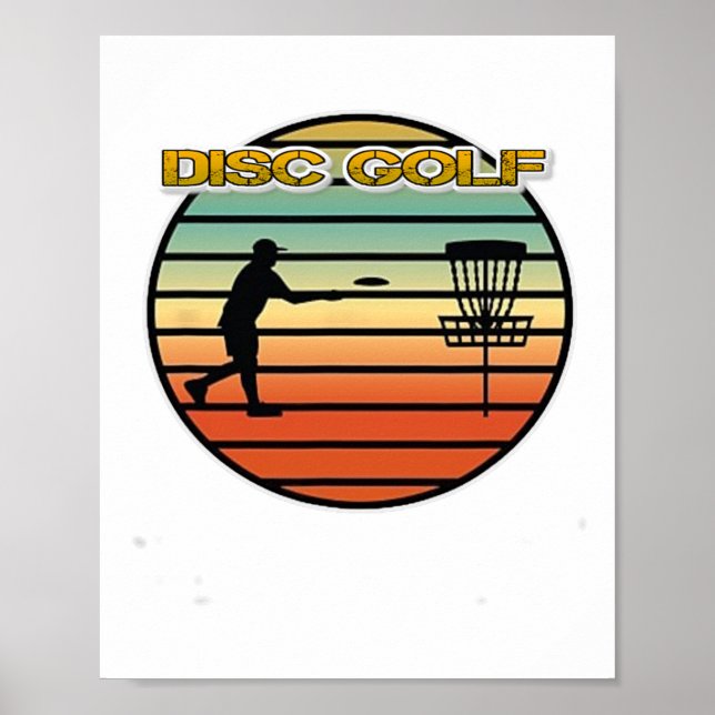 Affiche Disk Golf (Devant)