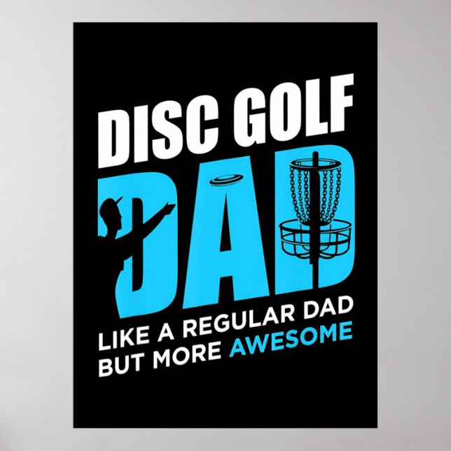 Affiche Disk Golf papa (Devant)