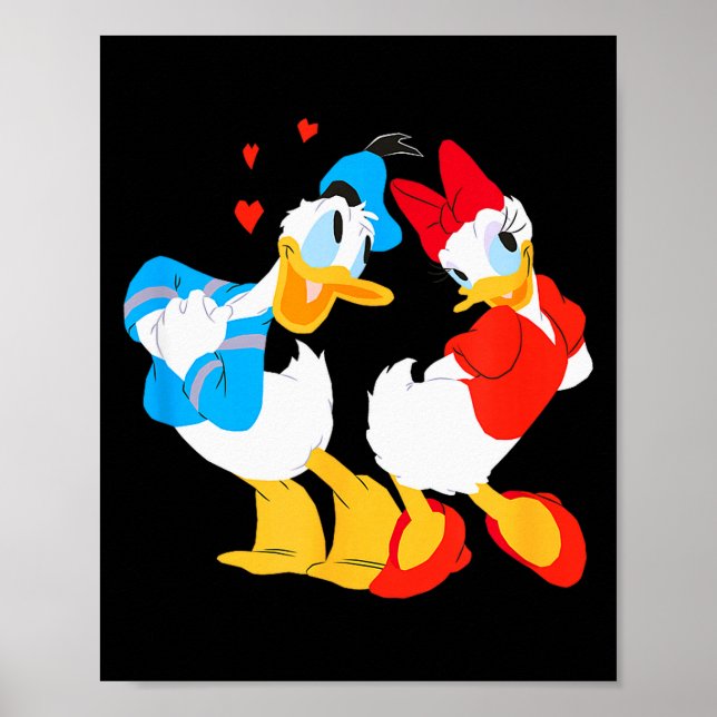 Affiche Disney Donald And Daisy Sweethearts Valentine’s Da (Devant)