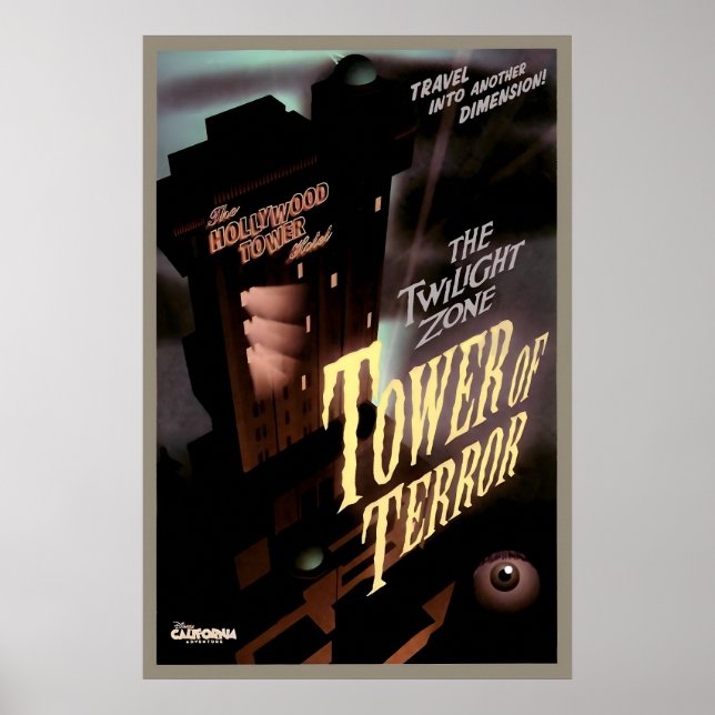 Affiche Disney Parks Twilight Zone Tower of Terror (Devant)