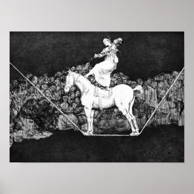 Affiche Dispart ponctuel, Sure Folly par Francisco Goya (Devant)