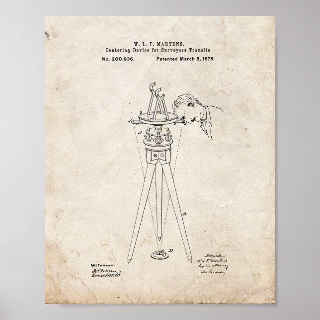 Affiche Dispositif De Centrage Pour Surveyors Transmet Bre (Devant)