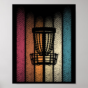 Affiche Disque de golf rétro Frisbee _5 