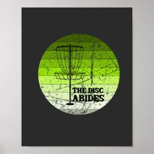 Affiche Disque Golf Vintage
