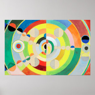 Affiche Disque-Relief Robert Delaunay