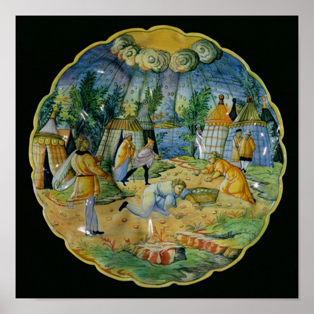 Affiche Disque représentant le rassemblement de mannes (Devant)