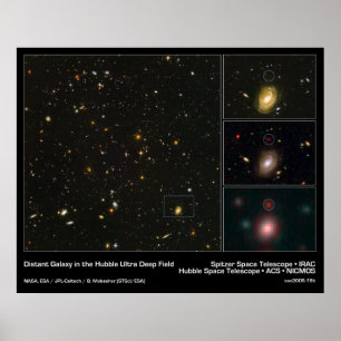 Affiche Distant Galaxy in the Hubble Ultra Deep Field