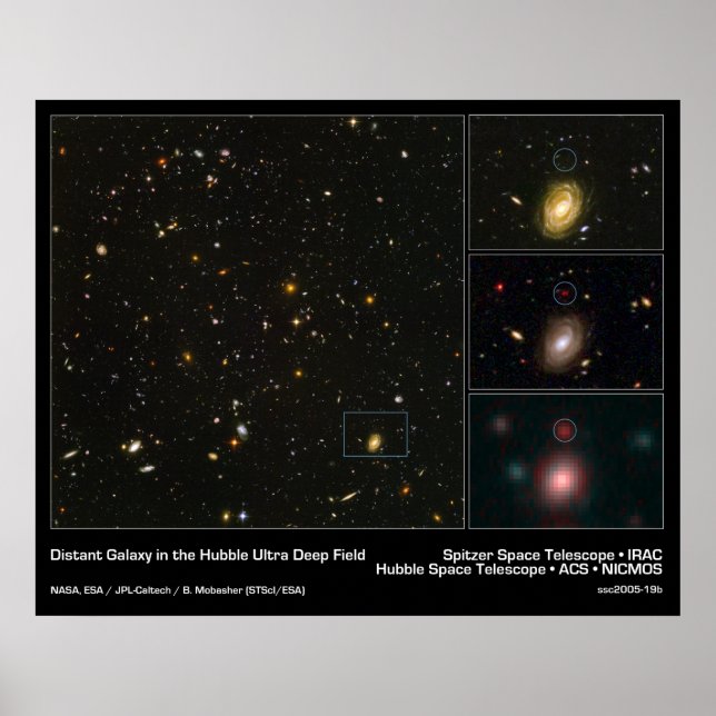 Affiche Distant Galaxy in the Hubble Ultra Deep Field (Devant)