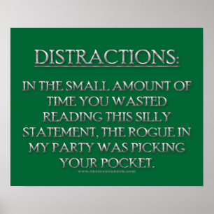 Affiche Distractions