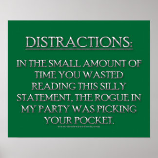 Affiche Distractions