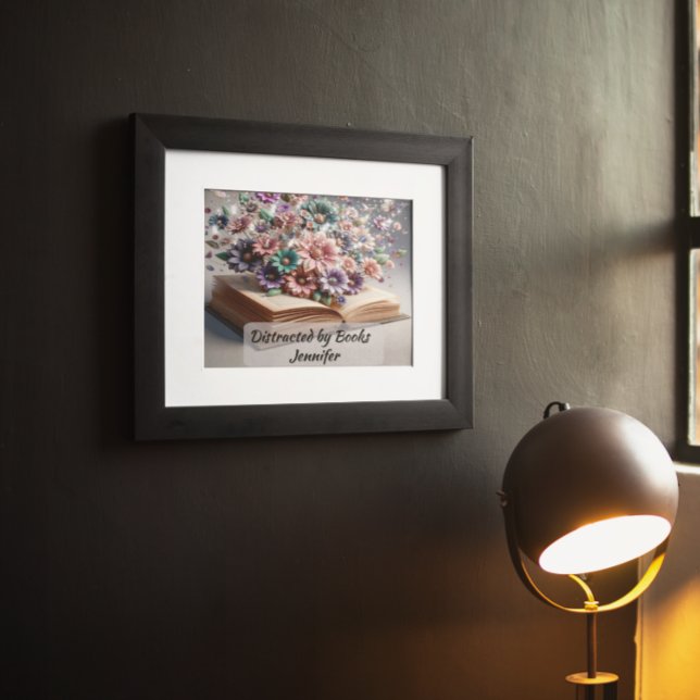 Affiche Distrait par les livres (Créateur téléchargé)