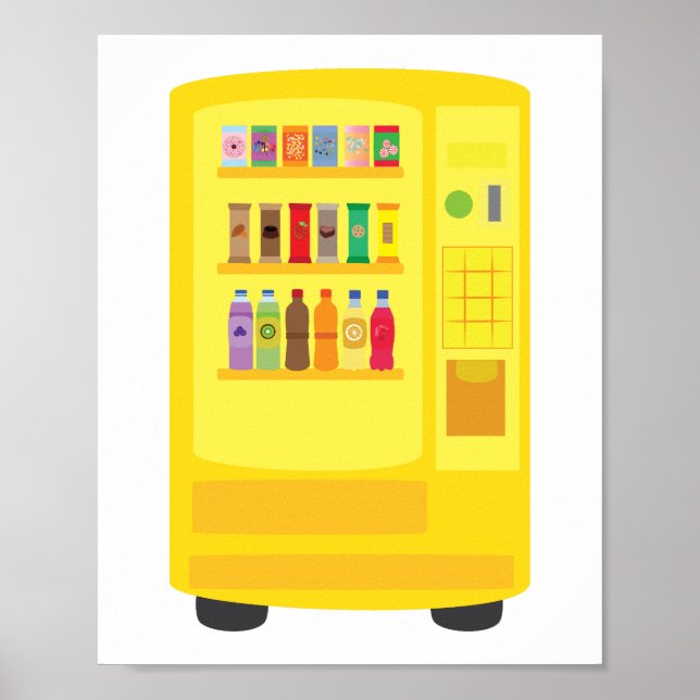 Affiche Distributeur automatique (Devant)