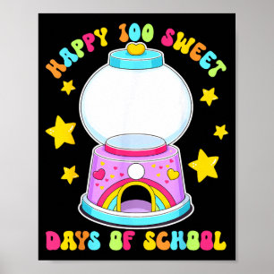 Affiche Distributeur de bonbons vide pour 100 jours d'écol