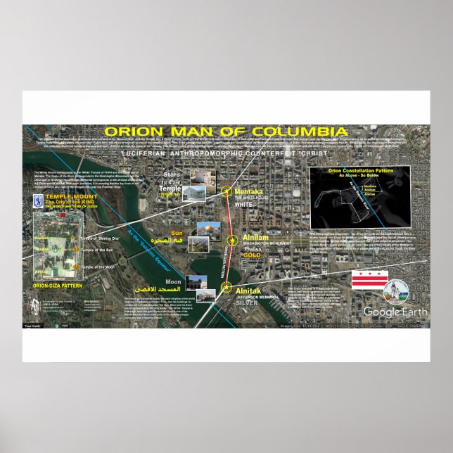 Affiche District de Columbia - Homme maçonnique 3 (Devant)