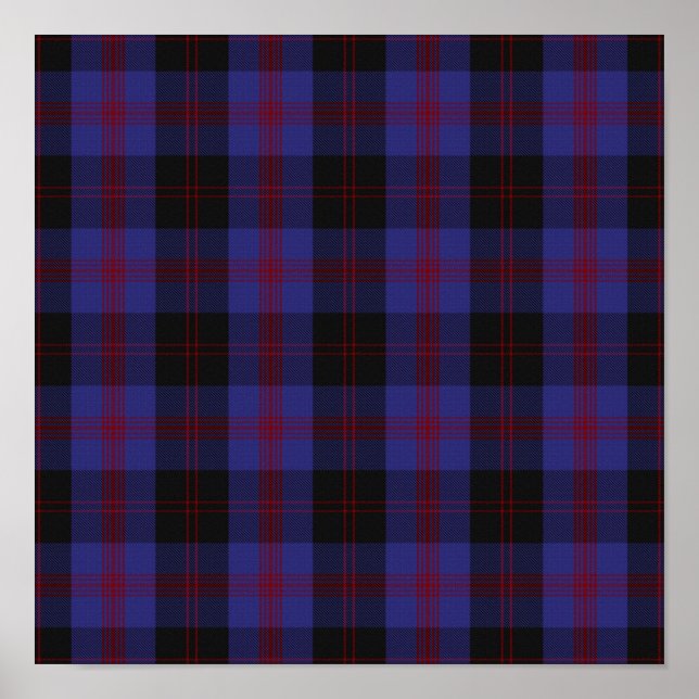 Affiche District Tartan - Angus - Téléchargement numérique (Devant)