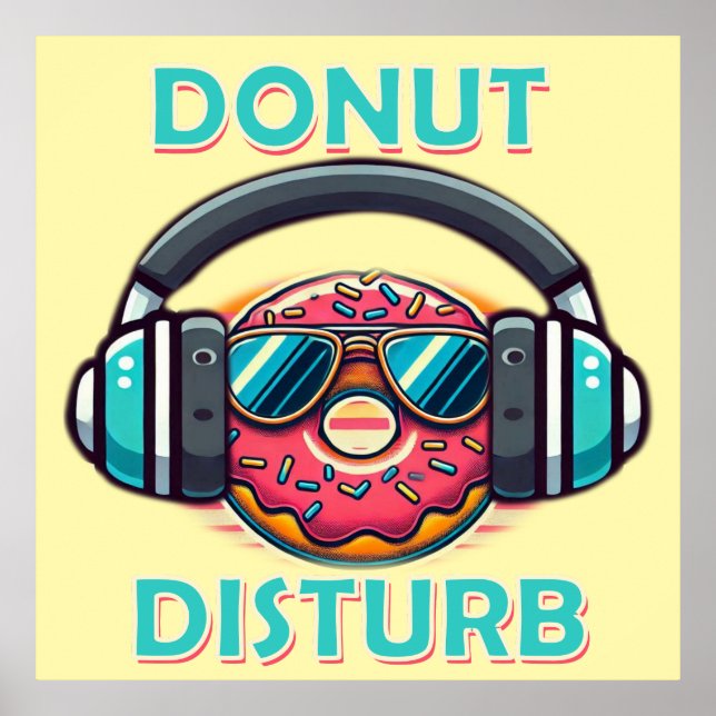 Affiche Disturbe de Donut (Devant)