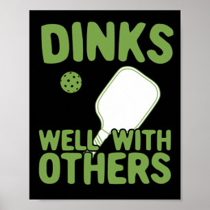 Affiche Dit Bien Avec D'Autres Amoureux Joueur De Pickleba