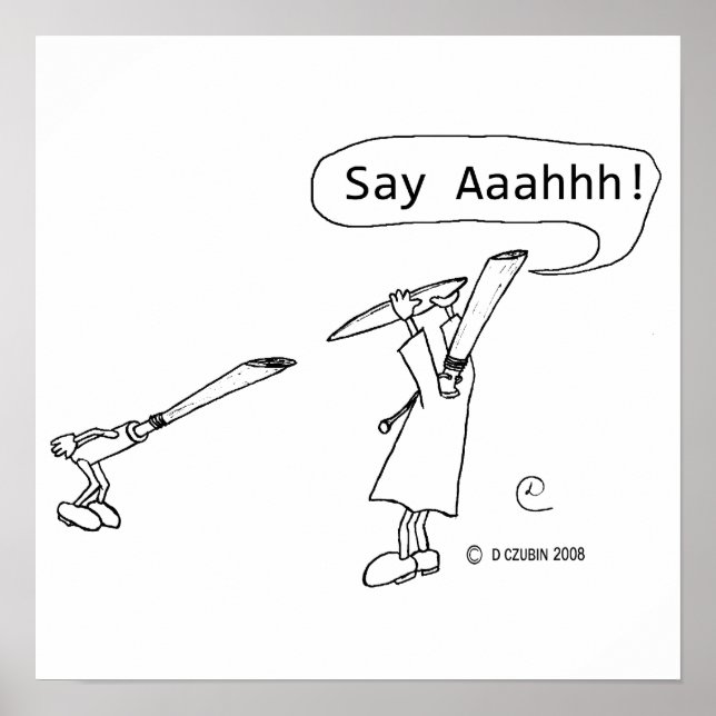 Affiche Dites Ahhh (Devant)