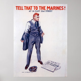 Affiche Dites-Le Aux Marines