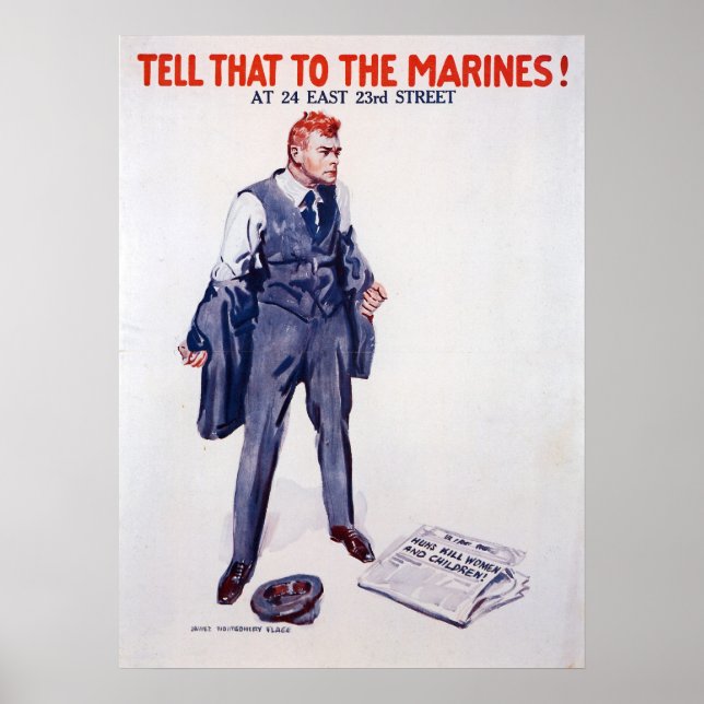 Affiche Dites-Le Aux Marines (Devant)