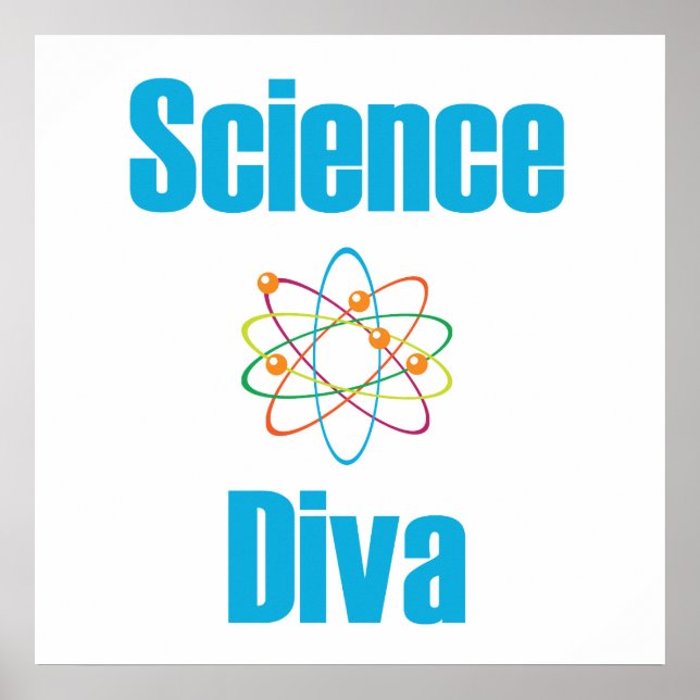 Affiche Diva de sciences atomiques (Devant)