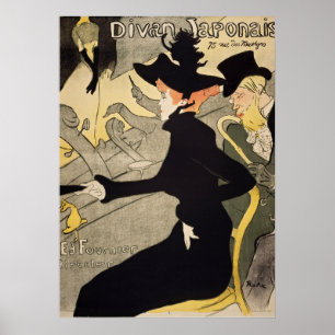 Affiche Divan Japonais Toulouse-Lautrec Art Vintage