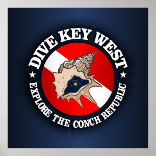 Affiche Dive Key West