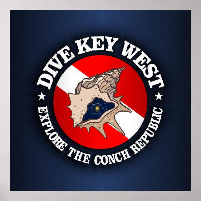 Affiche Dive Key West (Devant)