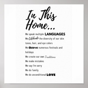 Affiche Divers produits de la famille