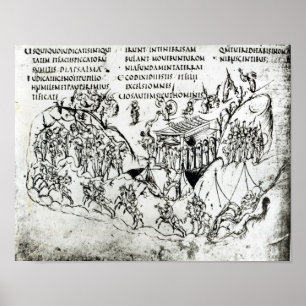 Affiche Diverses scènes illustrant un psaume 2