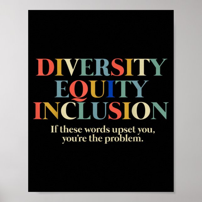 Affiche Diversity Equity Inclusion  (Devant)
