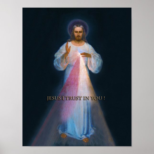 Affiche Divine Mercy Image Vilnius Originale (Devant)