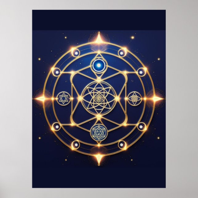 Affiche Divine Radiance – 5: Illuminated Universal Energy (Devant)