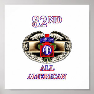 Affiche Division Aéroportée 68W quatre-vingt-deuxième