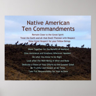 Affiche Dix commandements