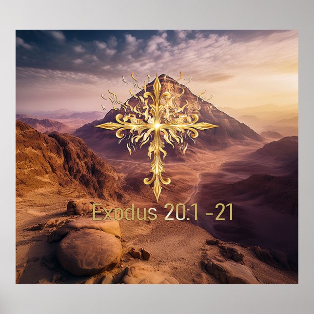 Affiche Dix commandements (Devant)