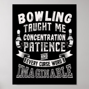 Affiche Dix Épingles M'A Appris Chaque Mot Maléfique Homme