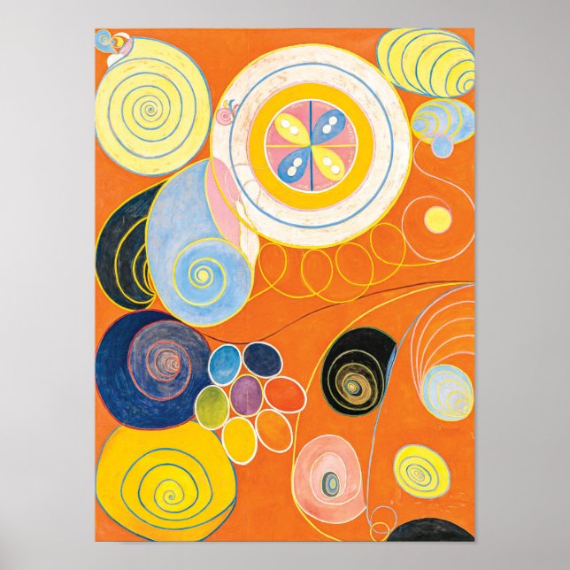 Affiche Dix plus grandes, no 3, Jeunesse | Hilma af Klint  (Devant)