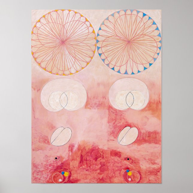 Affiche Dix plus grandes, no 9, sagesse | Hilma af Klint | (Devant)